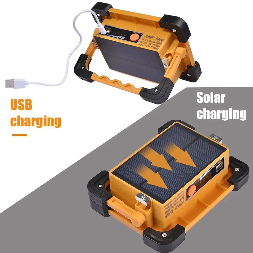 Solar Power Bank Led Camping Light