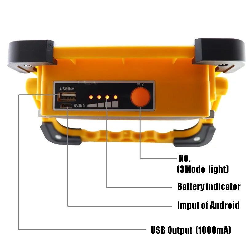 Solar Power Bank Led Camping Light