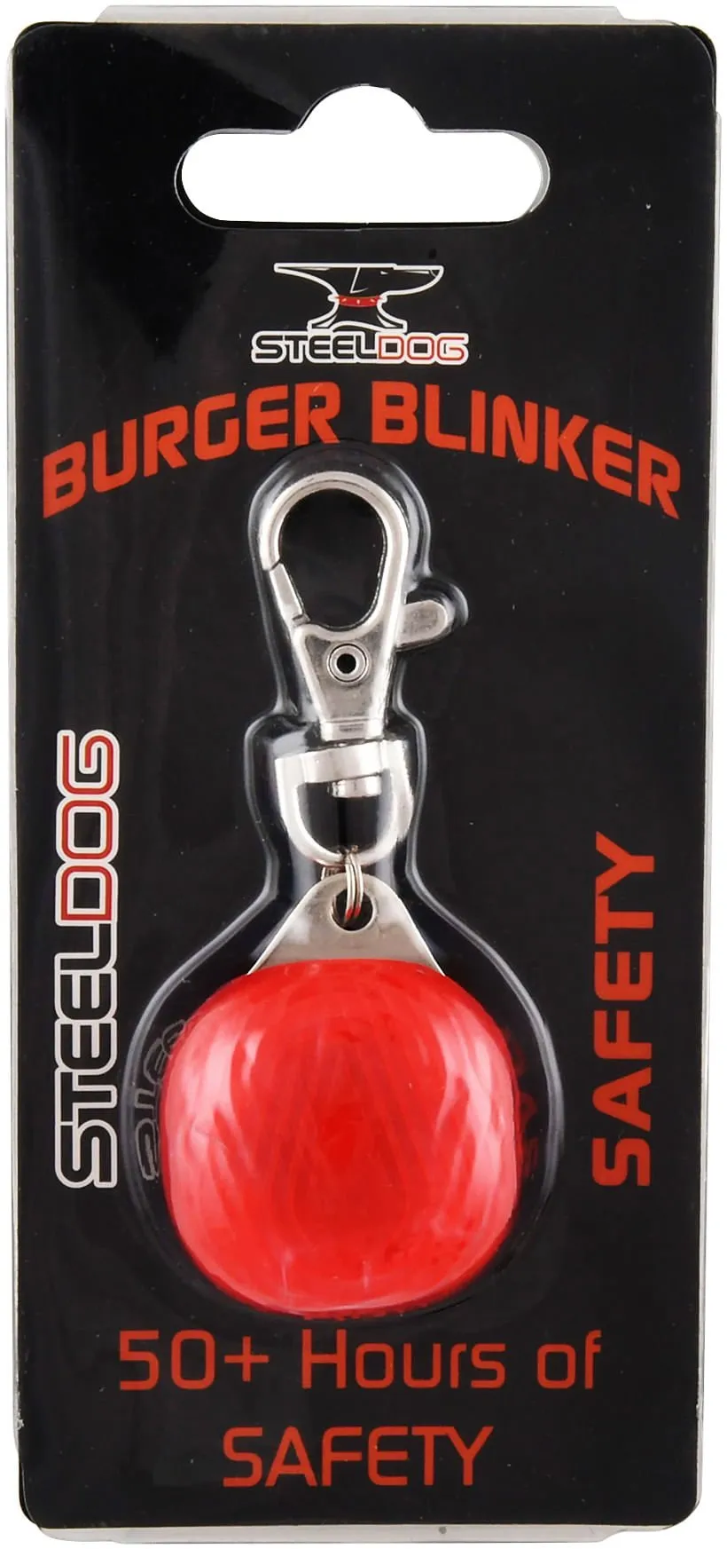 SteelDog Burger Blinker LED Safety Light, Red