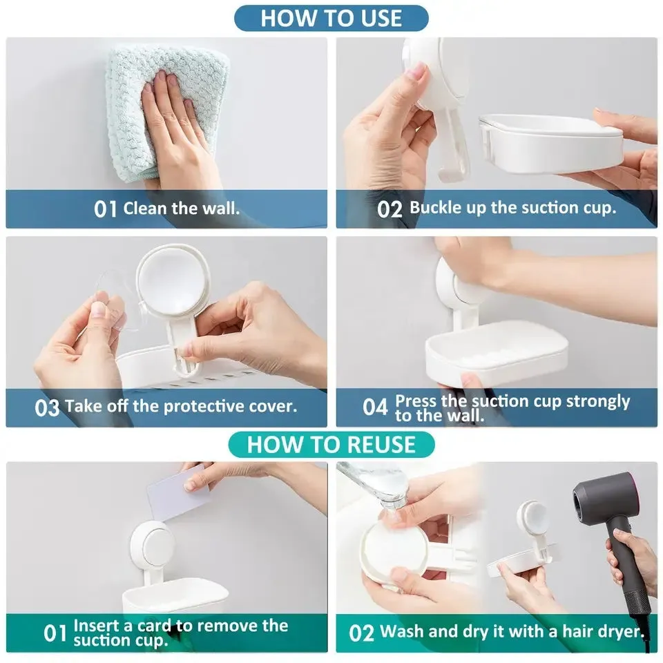 SUCTION DISH FOR SOAP