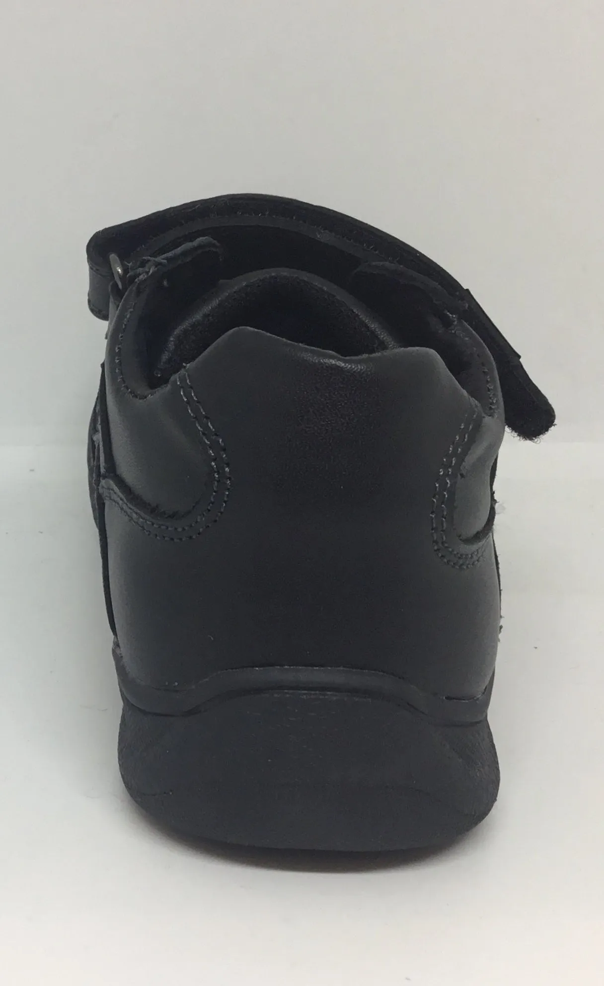 Surefit Bobby Black Leather School Shoe