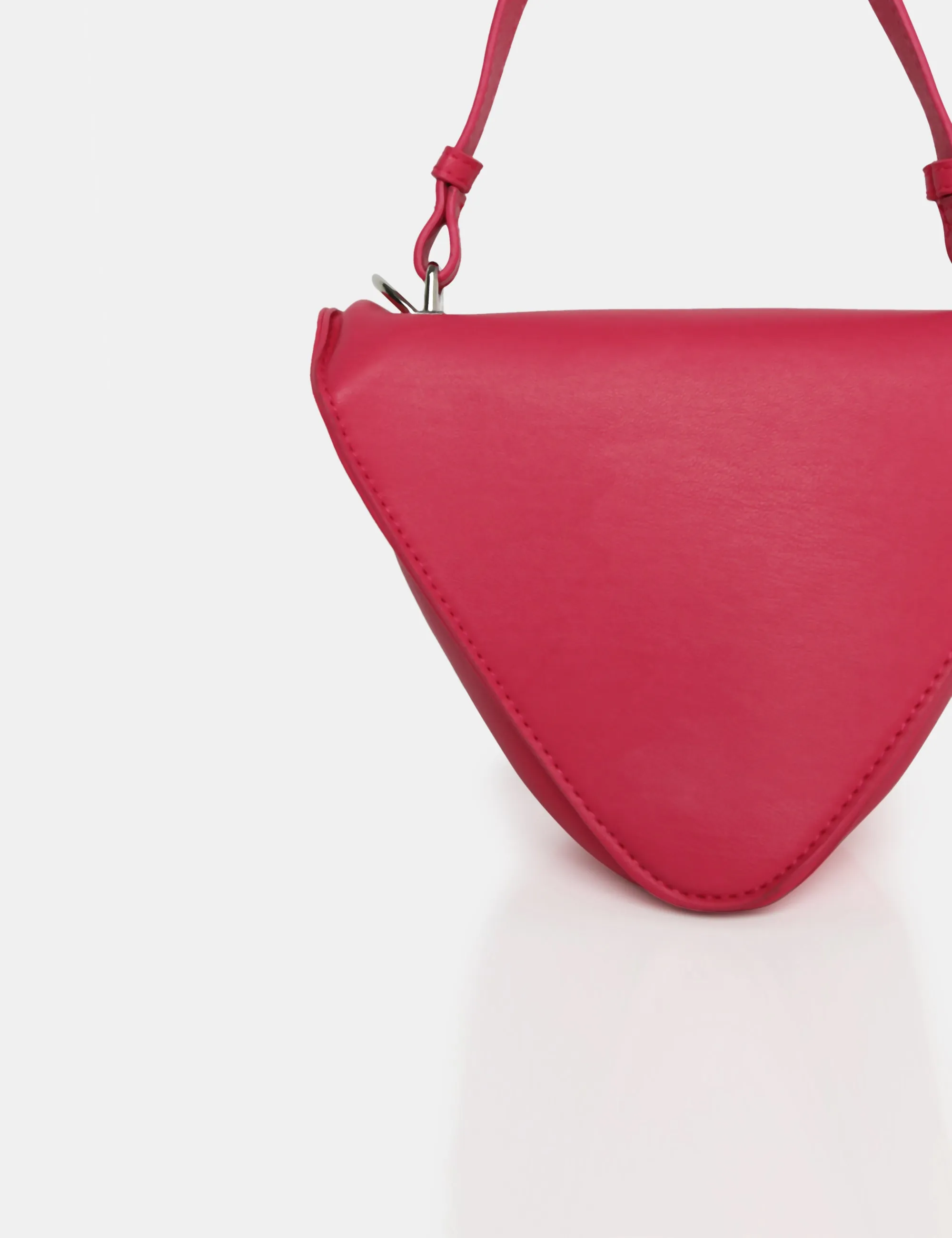 The Arrow Bright Pink Shoulder Grab Bag