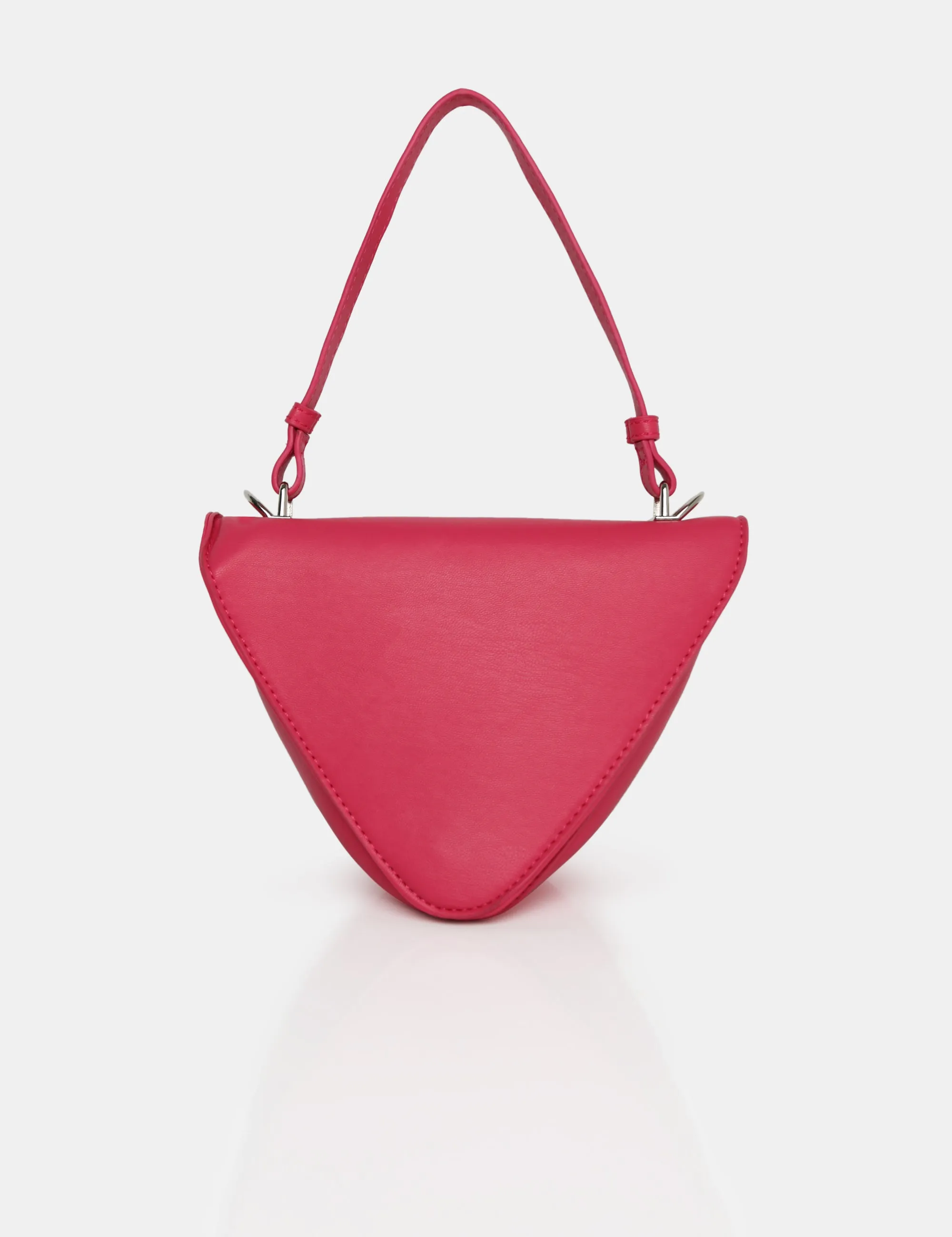 The Arrow Bright Pink Shoulder Grab Bag