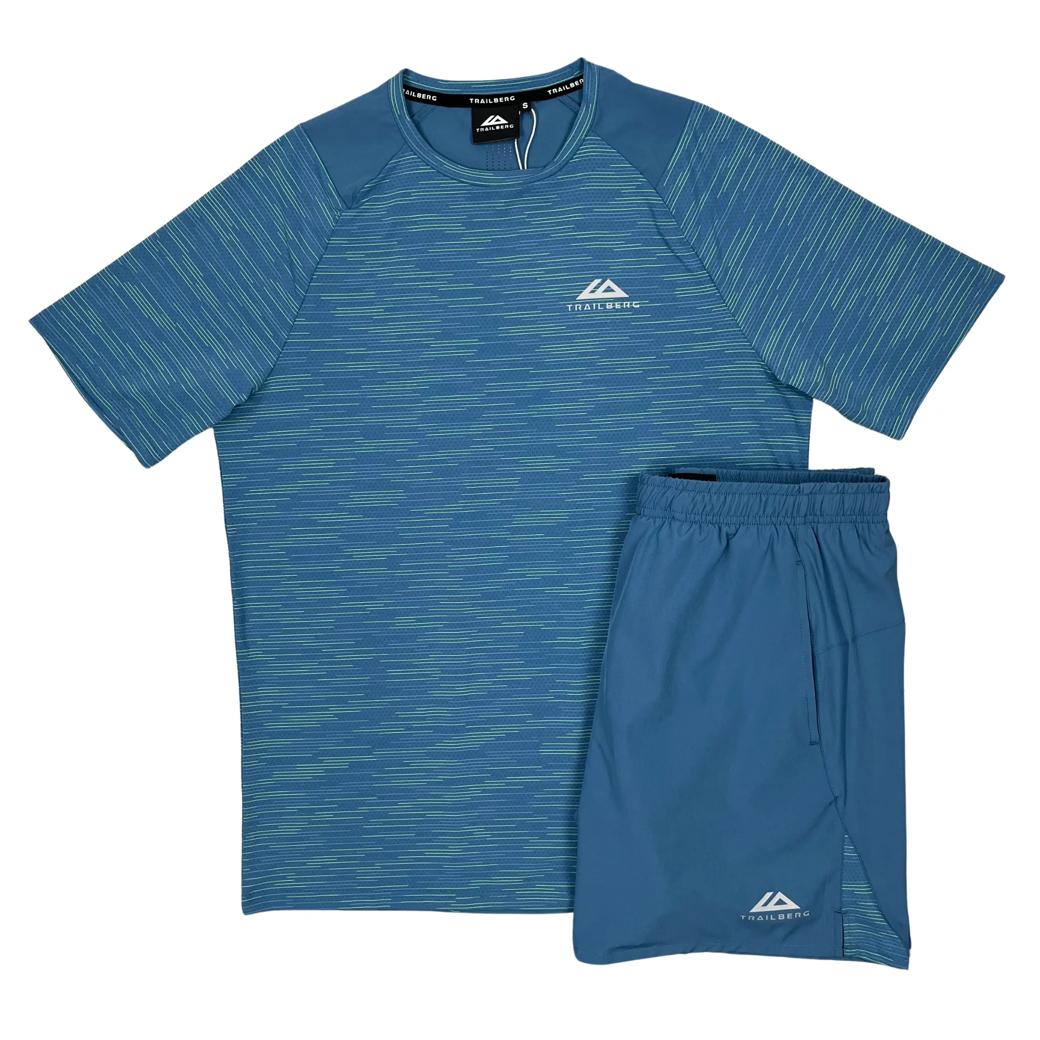 Trailberg Element T-Shirt / Shorts Set - Stellar Blue