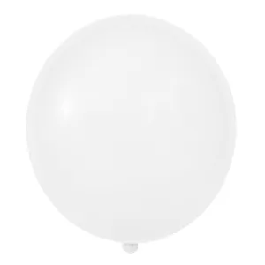 White 7" Latex Balloons | 50 pcs