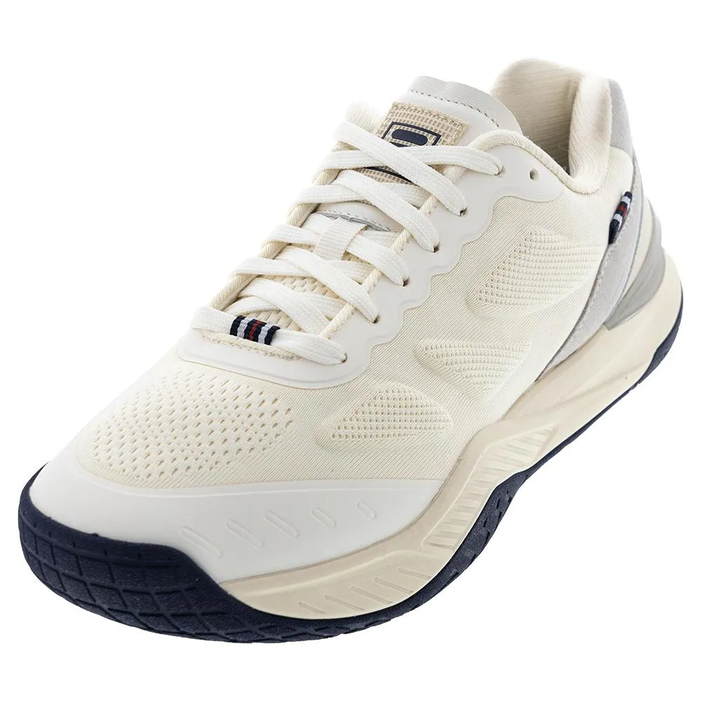 Womens Axilus Lux Tennis Shoes Gardenia and Fila Navy