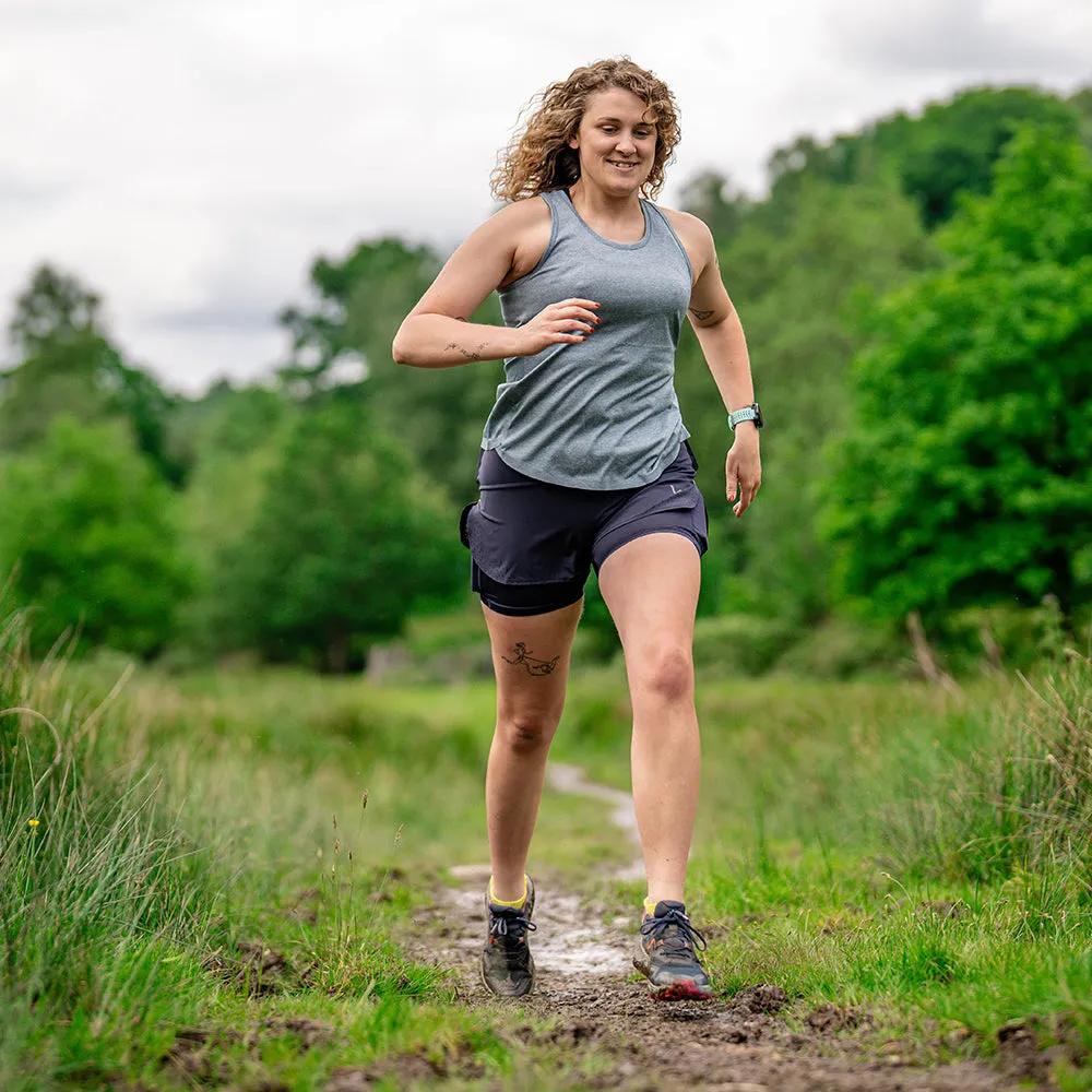 Womens Tern 2-In-1 Trail Shorts (Graphite)